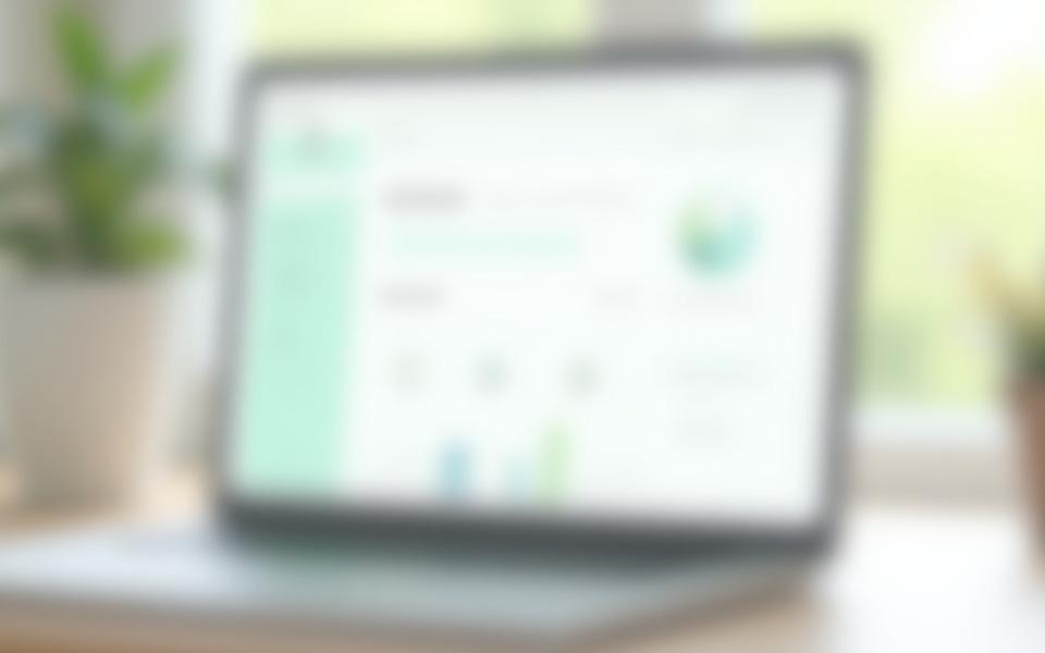 A clean, modern dashboard of Nexus Living's wellness platform on a desktop computer, showing daily recommendations, progress charts, and product suggestions.