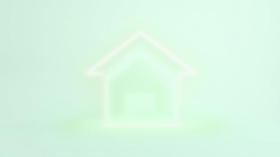 Sleek graphic showing icons for light, air, water, and sound all connected to a central home icon